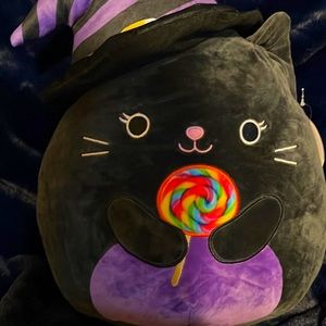 Autumn The Black Cat Witch Halloween Squishmallow 12"